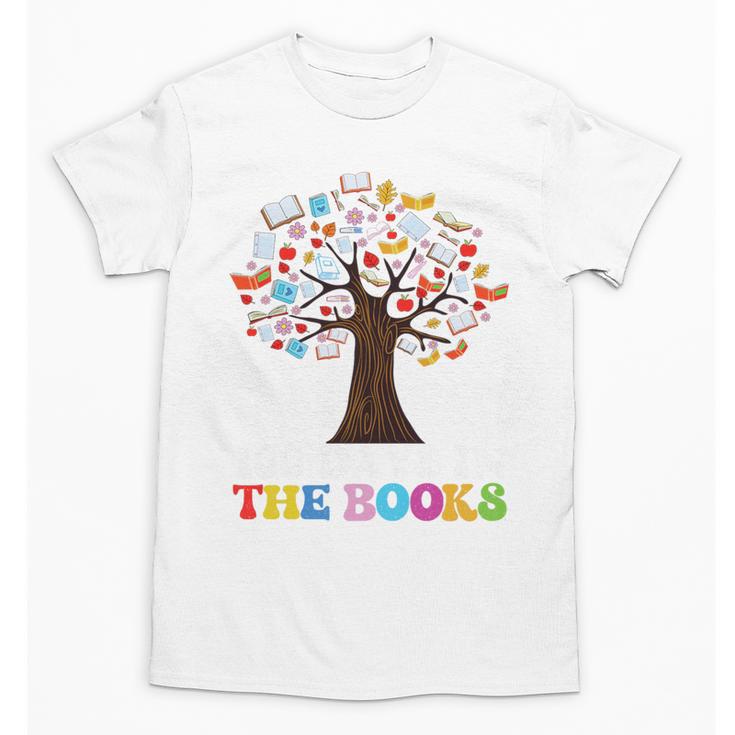 100 Days In The Books Reading Teacher 100th Day Of School Premium Tri-Blend Unisex T-Shirt