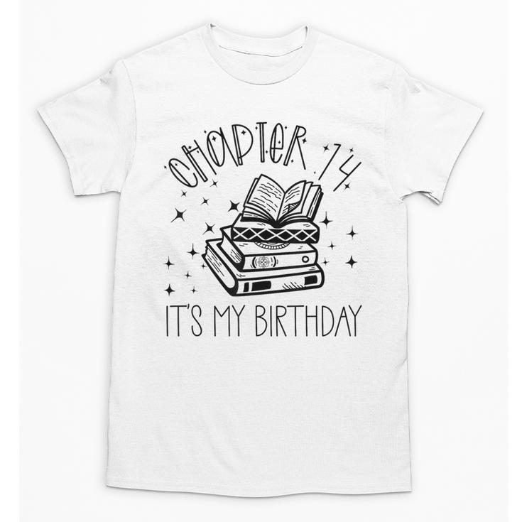14th Birthday Girls Chapter 14 Its My Birthday Book Lover Unisex T-Shirt