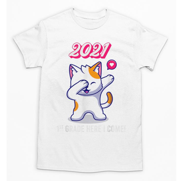 2021 Kindergarden Graduation Celebration Dapping Cat For Men Women Kids Unisex T-Shirt