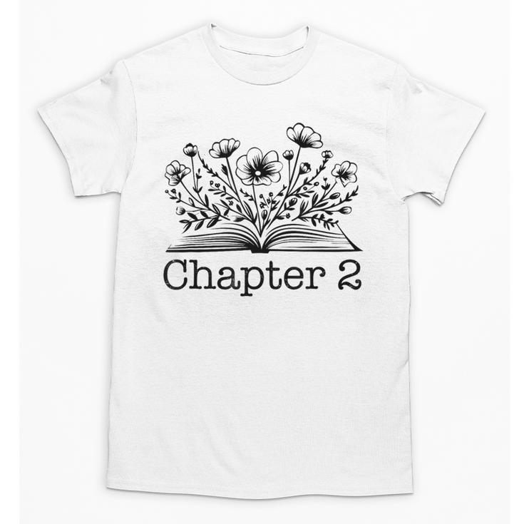 2nd Birthday Girl Chapter 2 Reading Book Lover 2 Year Old Unisex T-Shirt