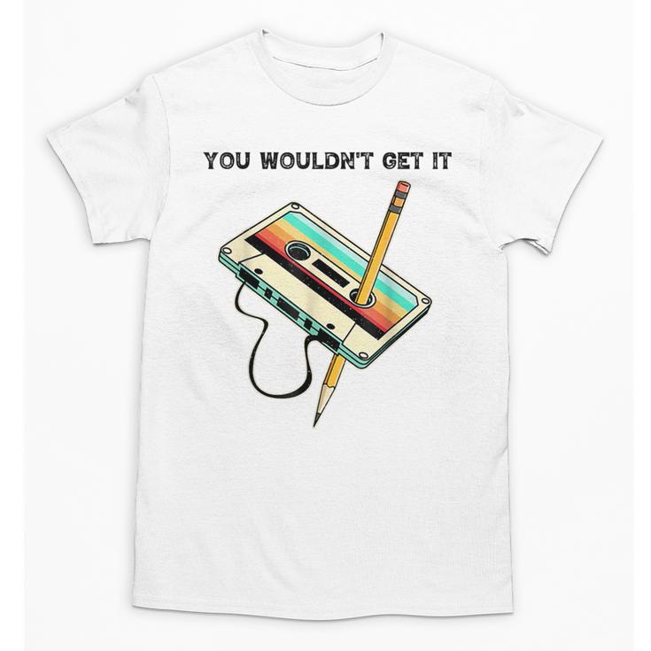 70s 80s 90s Retro Party Costume Nostalgia Cassette Unisex T-Shirt