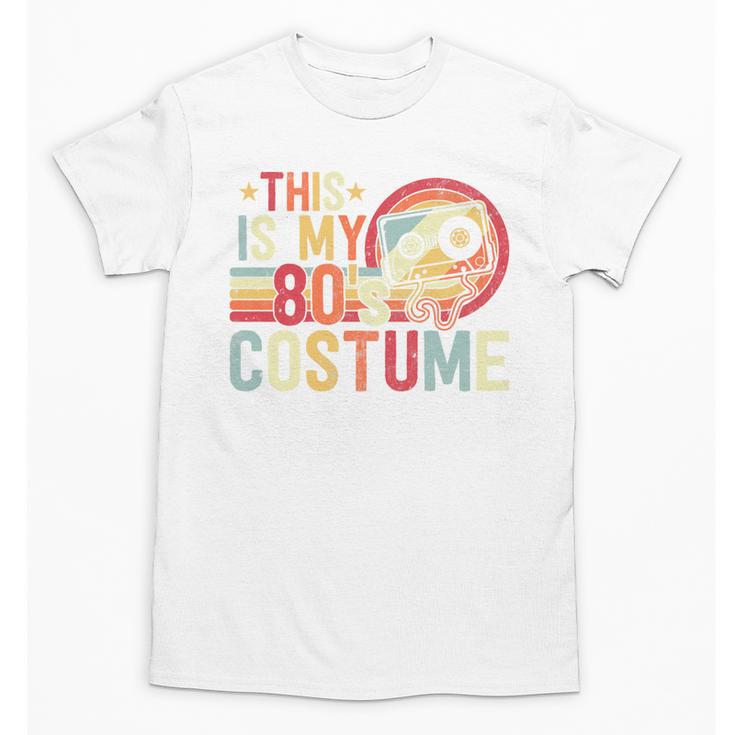 This Is My 80s Costume Vintage Style Nostalgia 1980s Retro Premium Tri-Blend Unisex T-Shirt