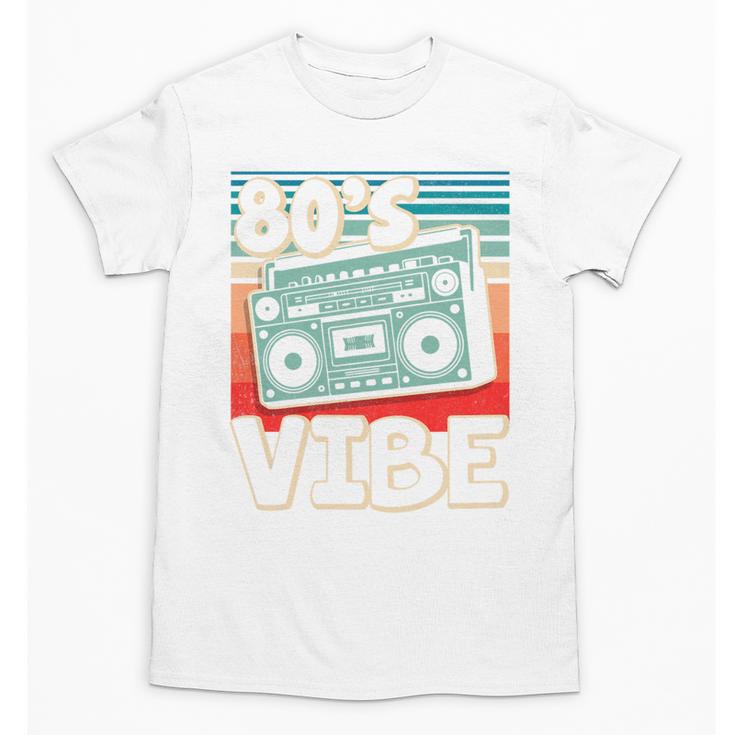 90's Vibe Vintage Style Cassette Tape Nostalgia 1990s Party Premium Tri-Blend Unisex T-Shirt