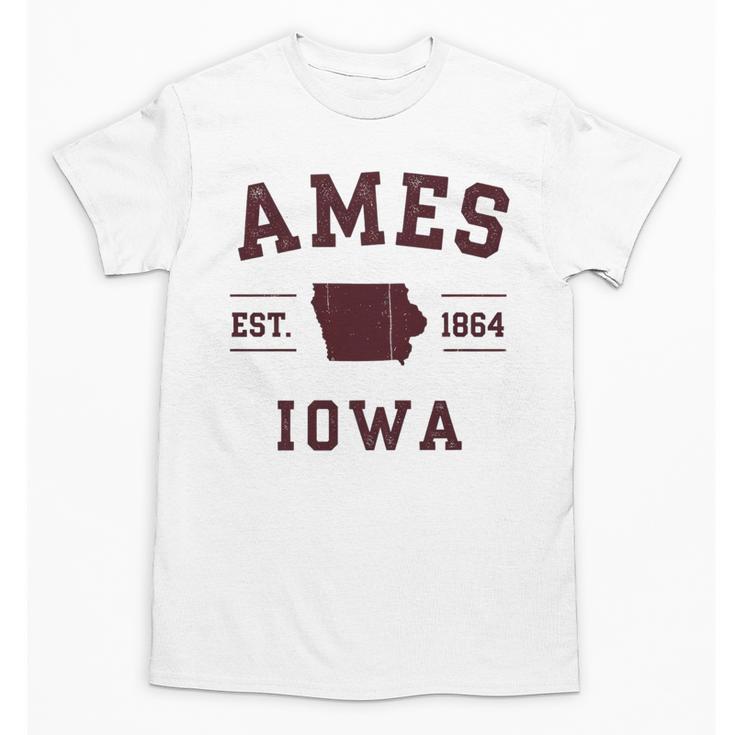 Ames Iowa Est 1864 Nostalgia Premium Tri-Blend Unisex T-Shirt