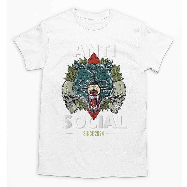 Antisocial Introvert I Like Being Alone Raglan Baseball Tee Unisex T-Shirt