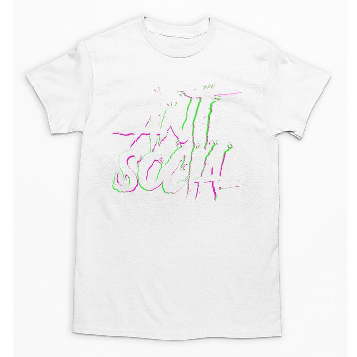 Antisocial Introvert I Hate People Antisocial Club EDM Premium Tri-Blend Unisex T-Shirt