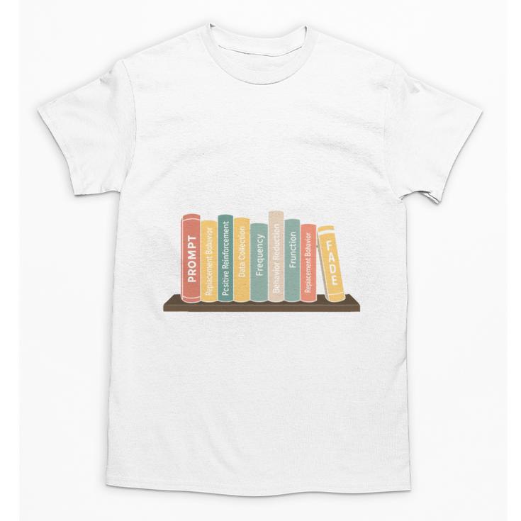Applied Behavior Analysis Book Wildflower ABA RBT Therapist Unisex T-Shirt