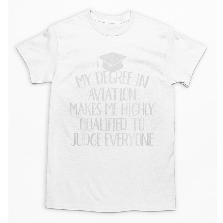 Aviation Major Graduation Premium Unisex T-Shirt