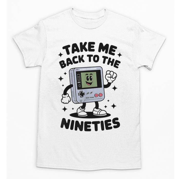 Take Me Back To The Nineties 90's Retro Gamer Nostalgia Unisex T-Shirt
