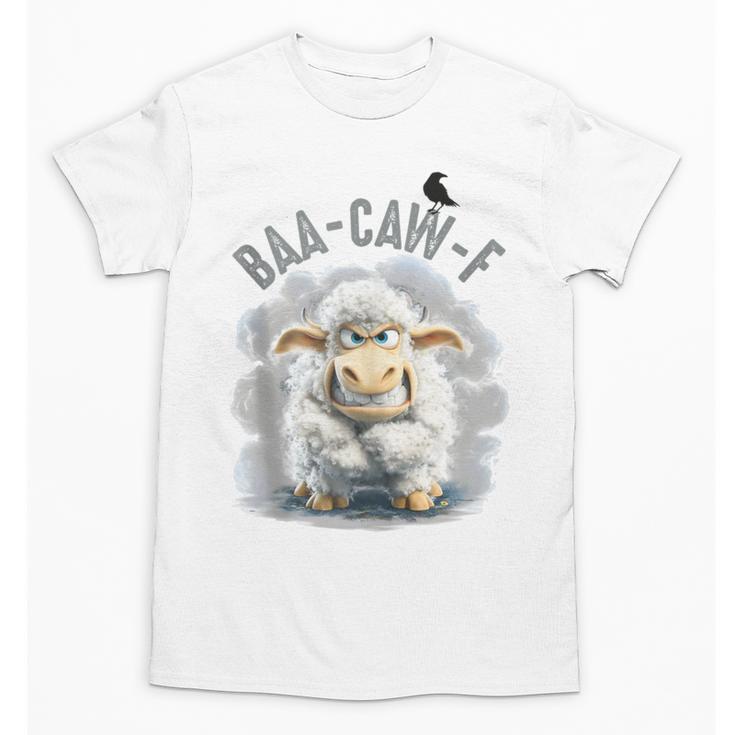 Back Off – Sheep Baa Crow Caw Pun For Introverts Unisex T-Shirt