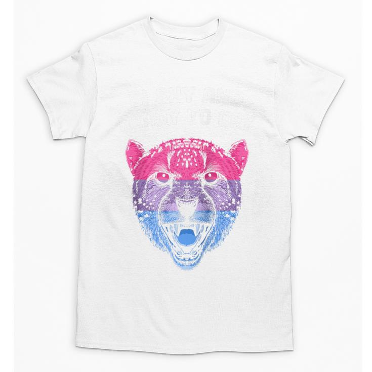 Bi Shy And Ready To Cry Bisexual Introvert Bi Pride Raglan Baseball Tee Unisex T-Shirt