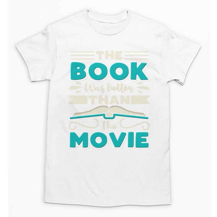 The Book Was Better Than The Movie Literary Library Bookworm Premium Tri-Blend Unisex T-Shirt