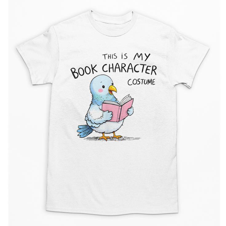 This Is My Book Character Costume I Pigeon Reading Tee Unisex T-Shirt