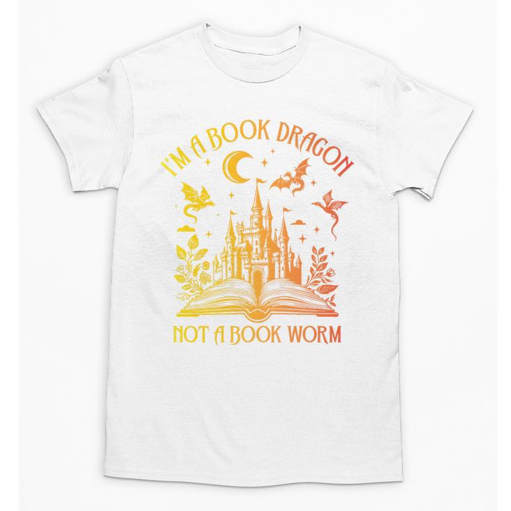 Book Dragon Not Book Worm Premium Unisex T-Shirt
