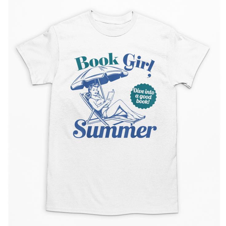 Book Girl Summer Bookish Beach Unisex T-Shirt