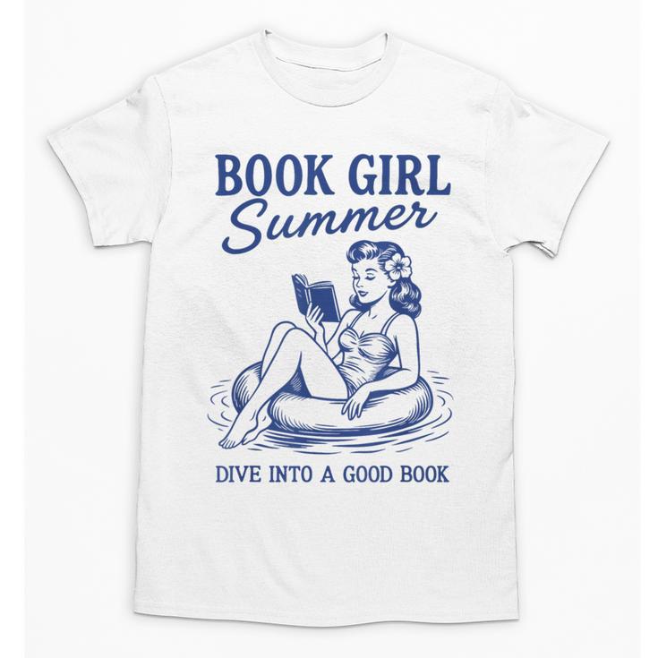 Book Girl Summer Unisex T-Shirt