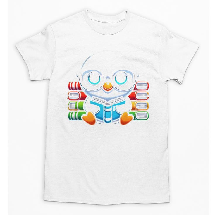 Book Lover Reading Penguin Unisex T-Shirt