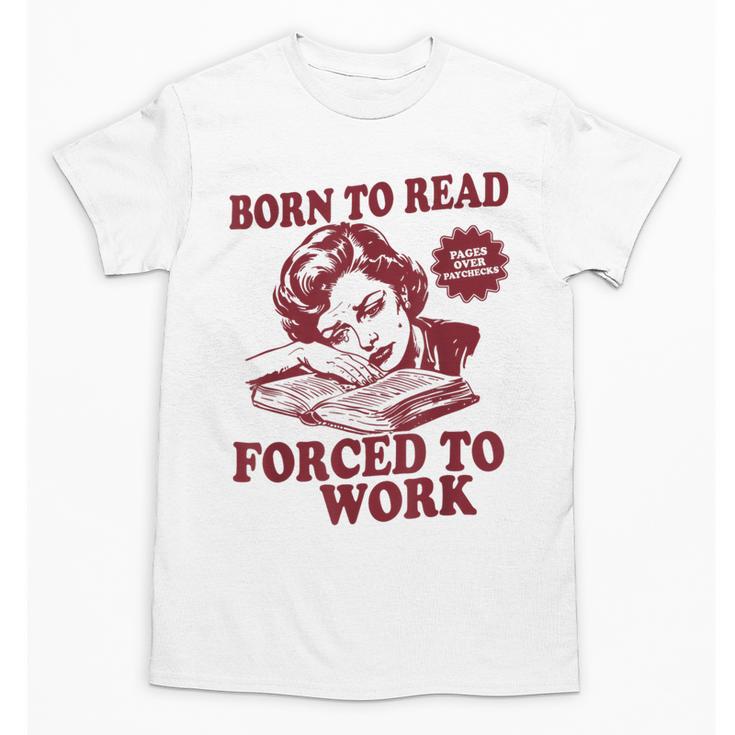 Book Readers Forced To Work Sadness Unisex T-Shirt