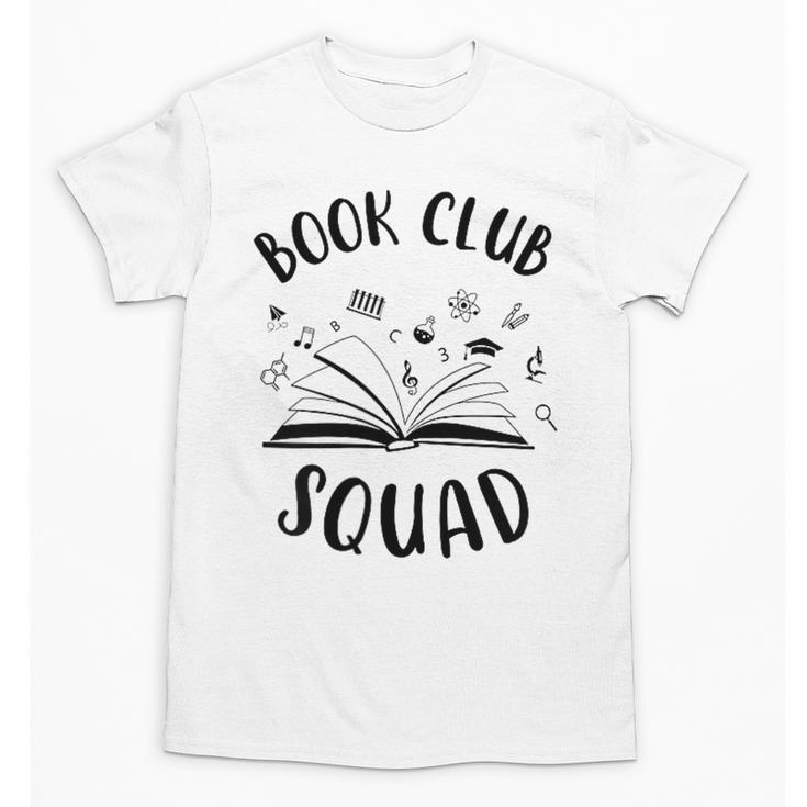 Books Club Squad Reading Book Lover Book Minimalist Team Tee Unisex T-Shirt