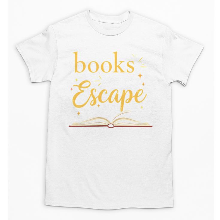 Books Are My Escape Simple Reading Quote Unisex T-Shirt