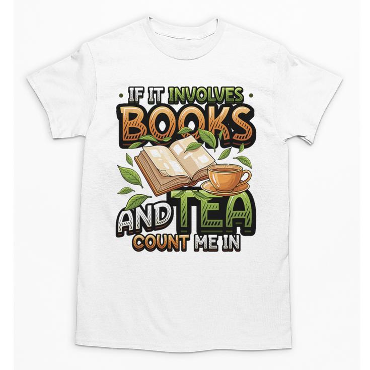 Bookworm If It Involves Books And Tea Lover Reading Premium Tri-Blend Unisex T-Shirt