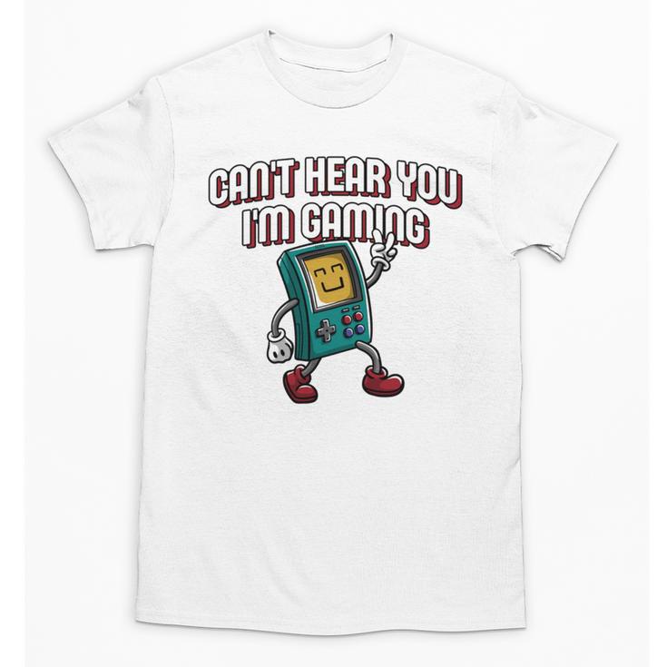 Cant Hear You Im Gaming Introvert Gamer Antisocial Unisex T-Shirt