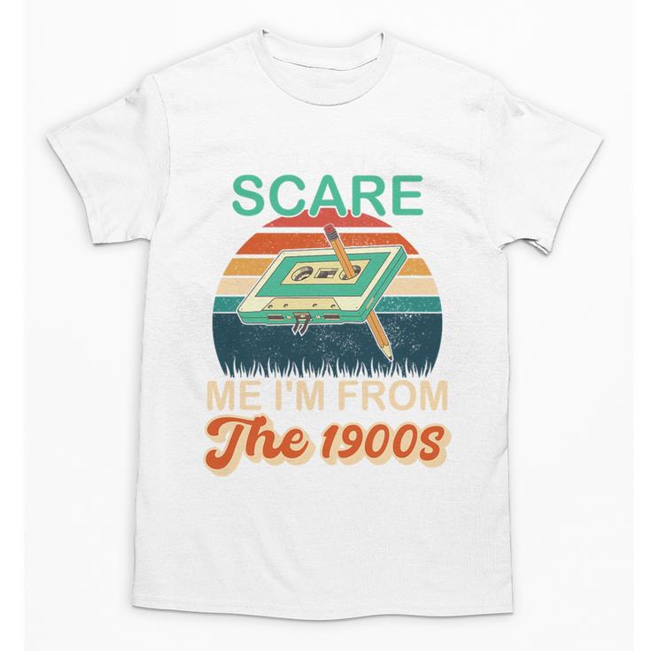 You Can't Scare Me I'm From The 1900s Retro Vintage Premium Tri-Blend Unisex T-Shirt