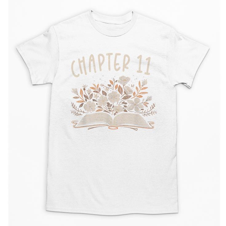 Chapter 11th Birthday Bookworm 11 Years Old For Book Lovers Unisex T-Shirt