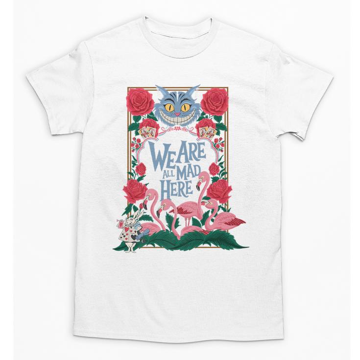 Cheshire Cat Alice In Wonderland Vintage Book Premium Unisex T-Shirt