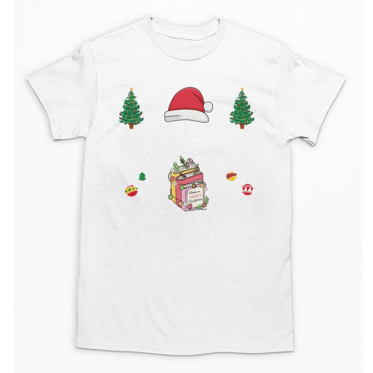 Christmas Tee Most Likely To Read A Book On Christmas Unisex T-Shirt