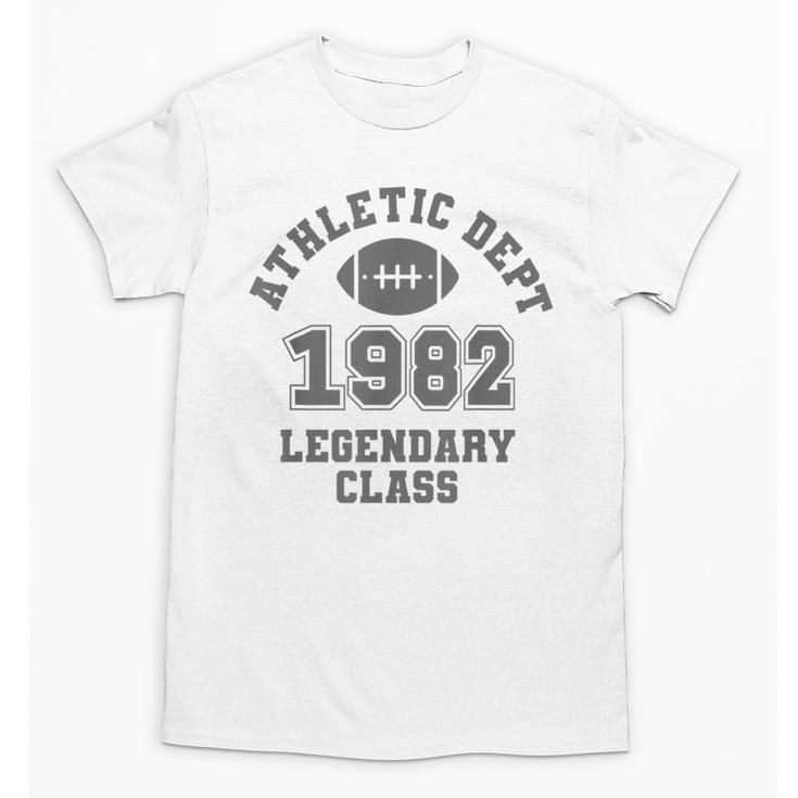 Class Of 1982 Graduation Yr High School Pride Vintage Retro Unisex T-Shirt