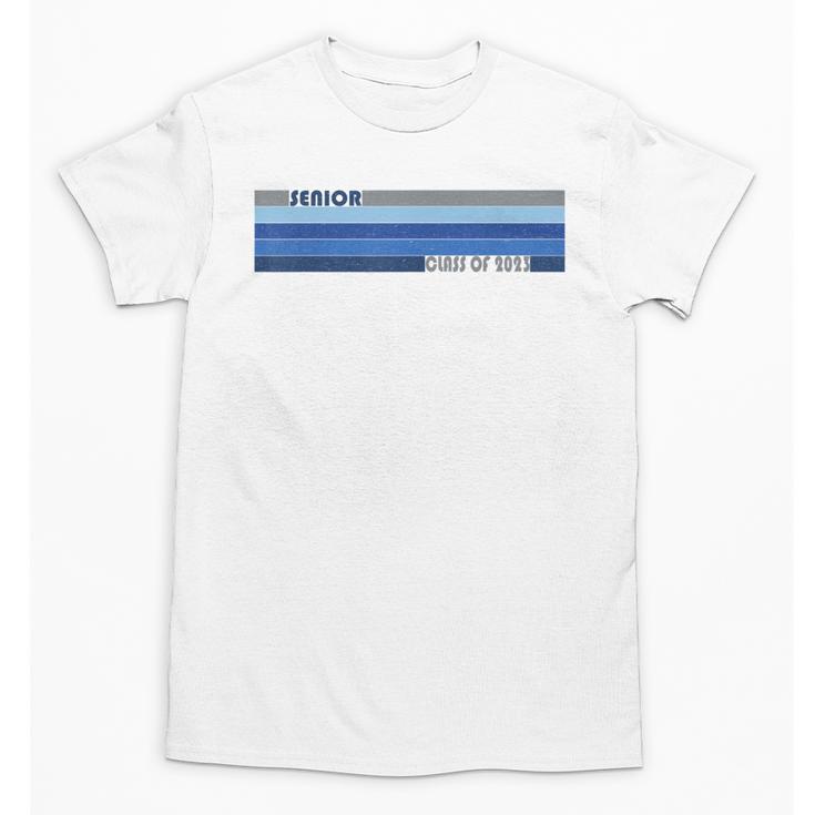 Class Of 2023 Senior Retro 2023 Grad Graduate Graduation Unisex T-Shirt