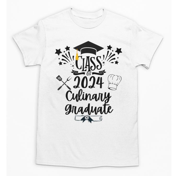 Class Of 2024 Culinary Graduate Culinary Chef Graduation Unisex T-Shirt
