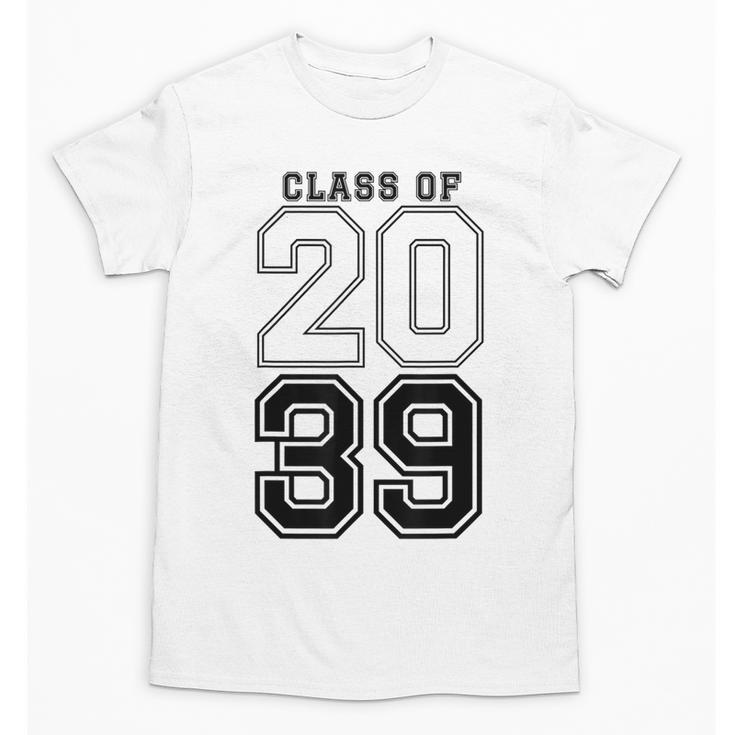 Class Of 2039 Blue Graduation Senior Student Tee Unisex T-Shirt