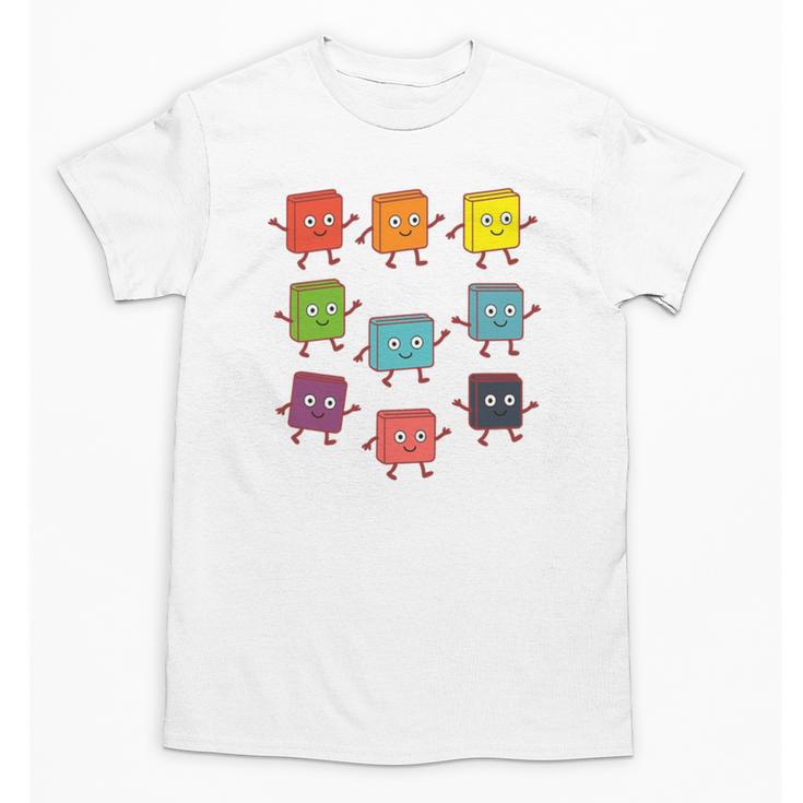 Color Our World Book Lover Reading Bookworm Reader Unisex T-Shirt