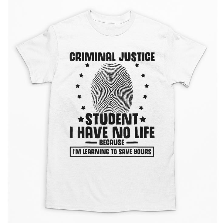 Criminal Justice School Degree Graduation Day Student Unisex T-Shirt