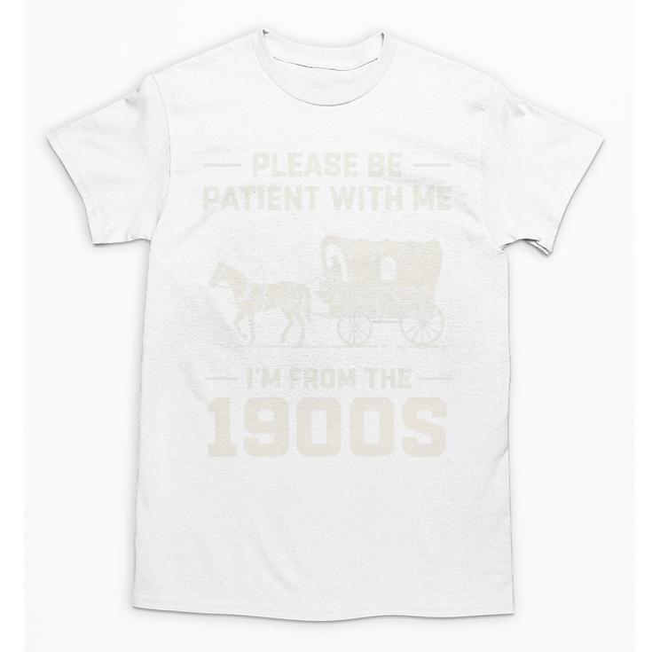 Dad Please Be Patient With Me I'm From The 1900s Vintage Premium Tri-Blend Unisex T-Shirt