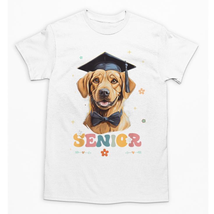 Dog Class Of 2024 Graduation Senior 2024 Men Women Girls Kids Unisex T-Shirt