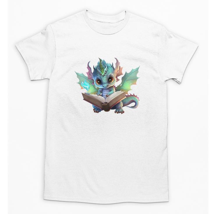 Easily Distracted By Dragon And Books Introvert Shirt Unisex T-Shirt
