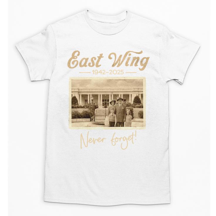 East Wing Never Forget American Vintage Nostalgia Premium Tri-Blend Unisex T-Shirt