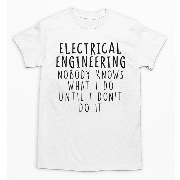 Electrical Engineering Tees Women's Electrical Engineer Modern Classic Casual  Small Graduation T-Shirt Unisex T-Shirt