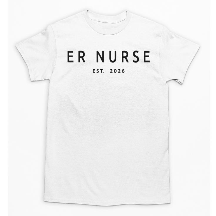ER Nurse Est 2026 Emergency Room Graduation Nursing School Unisex T-Shirt
