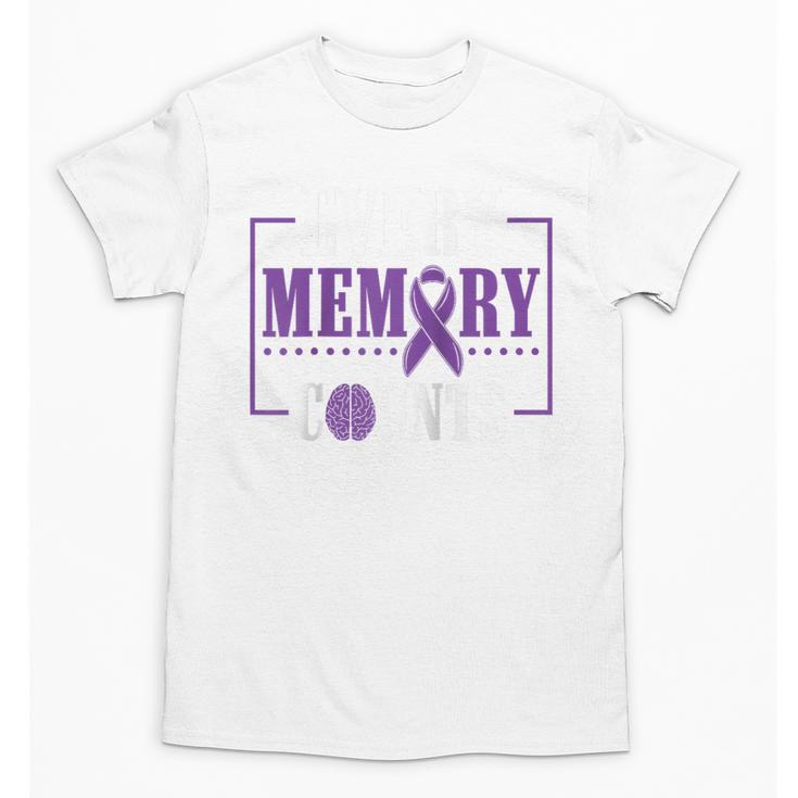 Every Memory Counts Alzheimer's Awareness Dementia Raglan Baseball Tee Unisex T-Shirt