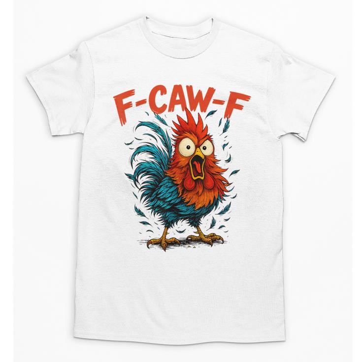 F-Caw-F Rooster F Awk F Chicken Coffee Romance Books Lover Unisex T-Shirt
