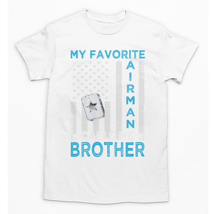 My Favorite Airman Calls Me Brother Airman Graduation Premium Tri-Blend Unisex T-Shirt