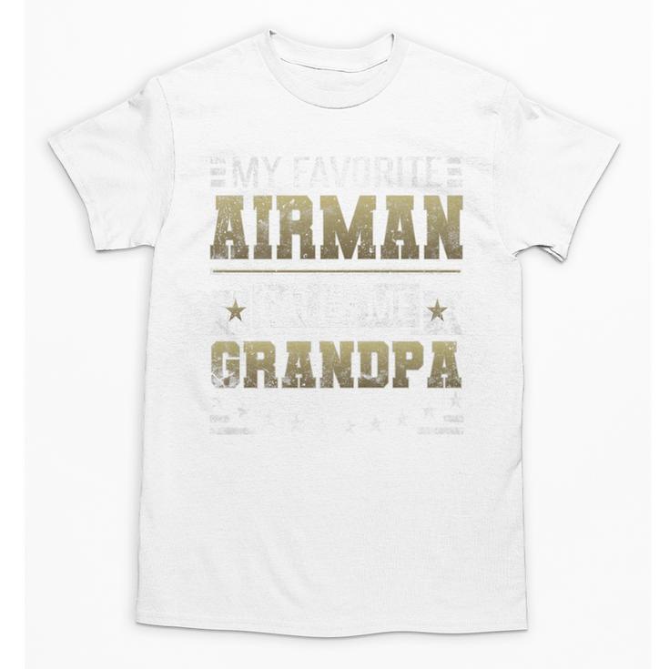 My Favorite Airman Calls Me Grandpa Airman Graduation Premium Unisex T-Shirt