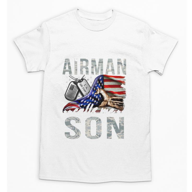My Favorite Airman Calls Me Son Air Force Graduation Son Unisex T-Shirt