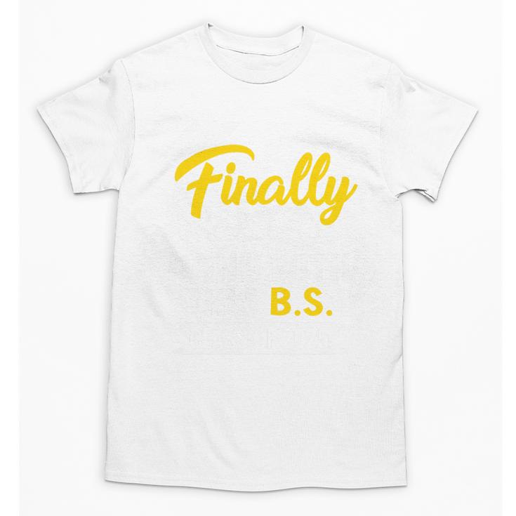 Finally Done With This BS Class Of 2025 College Graduation Premium Tri-Blend Unisex T-Shirt
