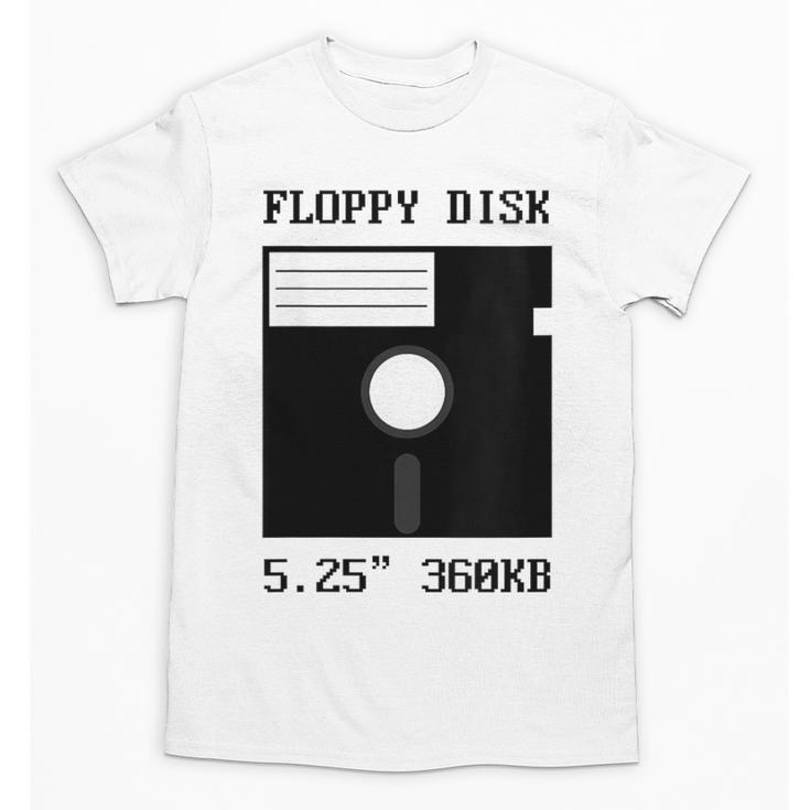 Floppy Disk Computer Nostalgia Fun PC Enthusiast History Unisex T-Shirt