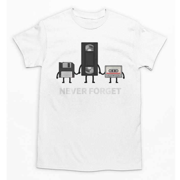 Never Forget Retro Nostalgia Tapes Throwback 80s Premium Tri-Blend Unisex T-Shirt